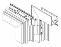 Adaptateur pour paumelle semi fixe futura 3D