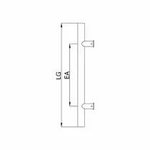 Ligne Cologne - inox 304 Noir mat