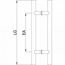 Ligne Cologne - inox 304 Noir mat