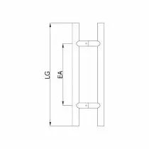 Ligne Cologne - inox 304 Noir mat