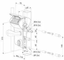 Serrure à code mécanique Locinox