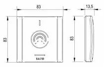 Lecteur mural XS4 2.0 modulaire WRMB004