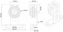 Coulissant Quadrat 1/100 kg