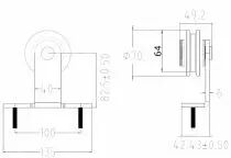 Coulissant Bario 1/100 kg