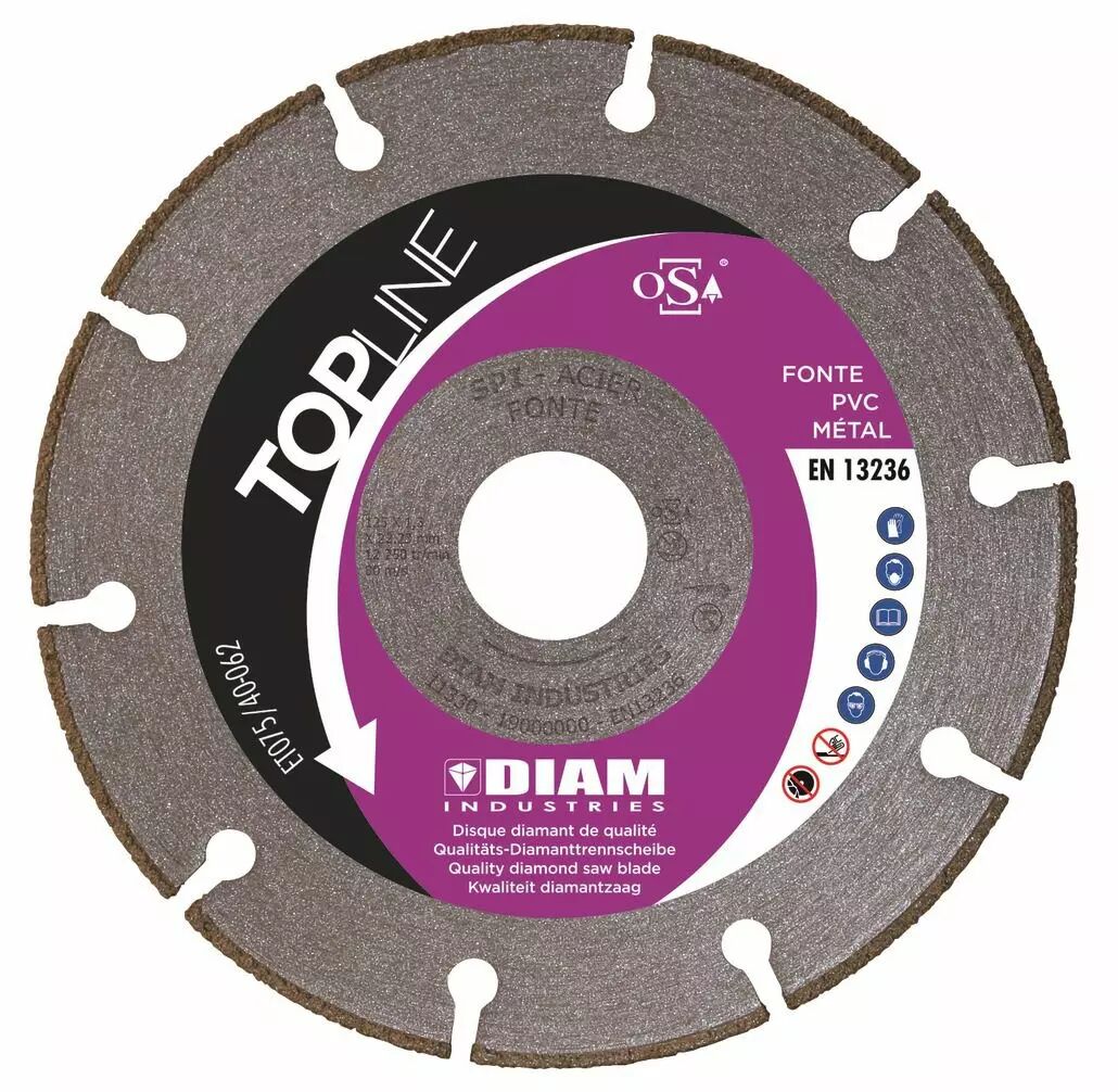 Disque diamant carrelage FC90 Ø 125 DIAM INDUSTRIES