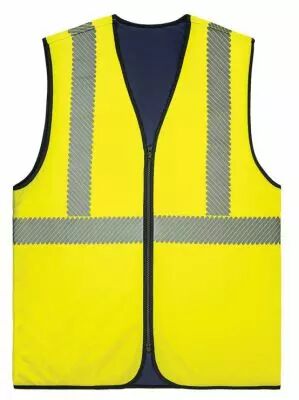 Gilet HV jaune/orange rafraichissant