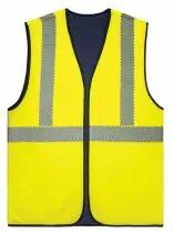 Gilet HV jaune/orange rafraichissant