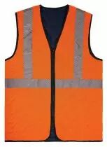 Gilet HV jaune/orange rafraichissant