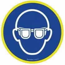 Disque signalétique haute visibilité