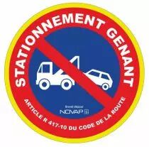 Disque signalétique haute visibilité