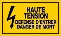 Panneau rigide Danger