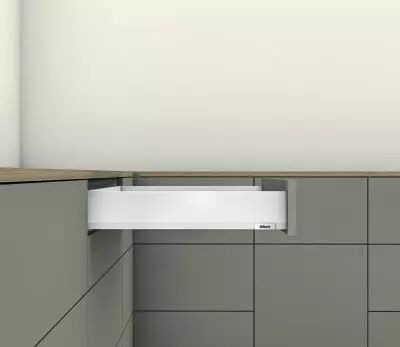 Hauteur M : 108 mm - blanc soie mat