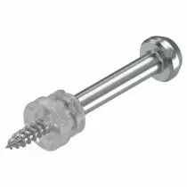 Hauteur E : 209 mm - blanc soie mat - tube