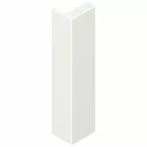 Hauteur E : 209 mm - blanc soie mat - tube