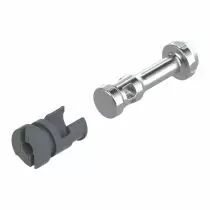 Hauteur E : 209 mm - gris indium - tube