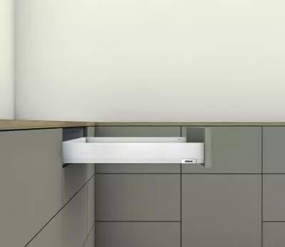 Hauteur N : 85,5 mm - blanc soie mat