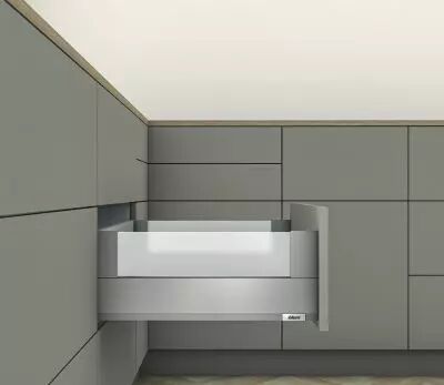 Hauteur E : 209 mm - gris indium - Boxcover