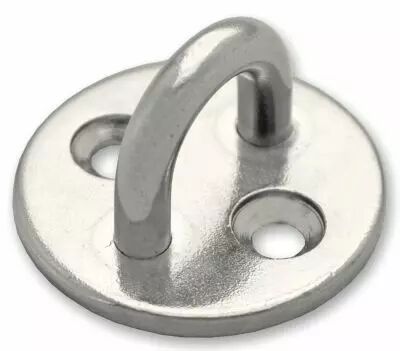 Platine ronde inox  oeil 