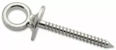 Piton  oeil inox  collerette