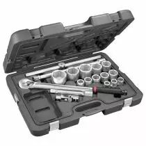 Composition de 17 outils 3/4  6 pans