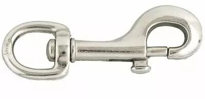 Mousqueton pompe  touret acier nickel  