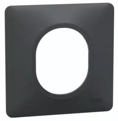 Gamme Ovalis - anthracite - plaque de finition