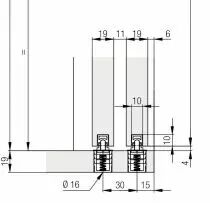 Hawa Clipo 26 bois inslide - jusqu'à 26 kg