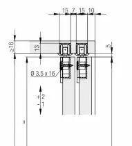 Hawa Clipo 16 bois inslide - jusqu'à 16 kg