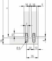 Hawa Clipo 16 bois inslide - jusqu'à 16 kg