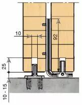 Ferrures telescopic 80/2 et 80/3