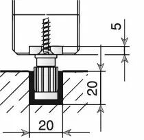 Ferrures telescopic 80/2 et 80/3