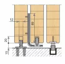 Ferrures telescopic 80/2 et 80/3