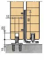 Ferrures telescopic 80/2 et 80/3