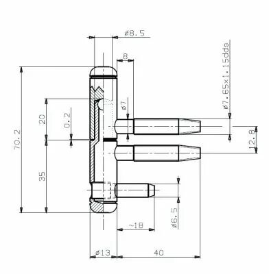 Fiche 080  13 mm zingue