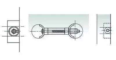 Raccords plan de travail aVB 5 - acier chrom