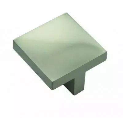 Bouton contemporain carr Messana zinc
