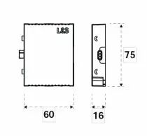 Spot Nube ø 58 mm - à encastrer - 12 V