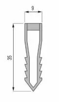 Joint de fractionnement à encastrer