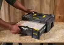 Boîte à outils malette grand tiroir 6 casiers - Tstak