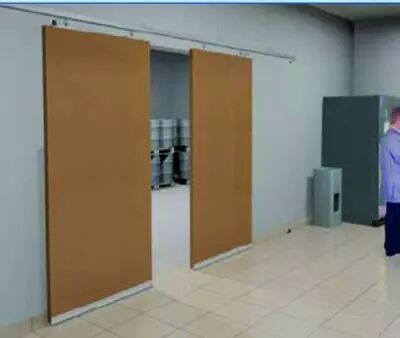 Srie Supercadette - Porte  dplacement droit sur profil tubulaire