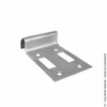 Sabot de portail inox - Inox 316 L brossé