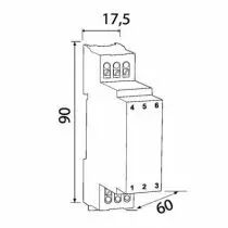 Télérupteur avec neutre temporisé 2000W        