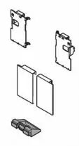 LÉGRABOX hauteur C free : 193 mm - blanc soie mat 