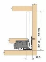 LÉGRABOX hauteur K : 144 mm - inox anti-traces