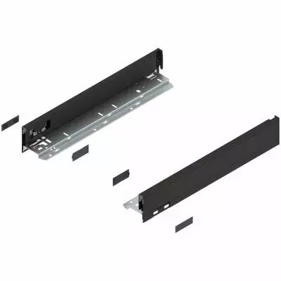 LGRABOX hauteur N : 80 mm - noir carbone