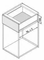 LÉGRABOX hauteur C : 193 mm - inox anti-traces