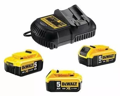 Pack de 3 machines Dewalt sans fil, 18 V, 5Ah LI-ION avec batteries