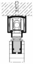 Ferrure de portes coulissantes / pliantes bois centerfold 80/H