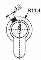 Cylindre double nickelé