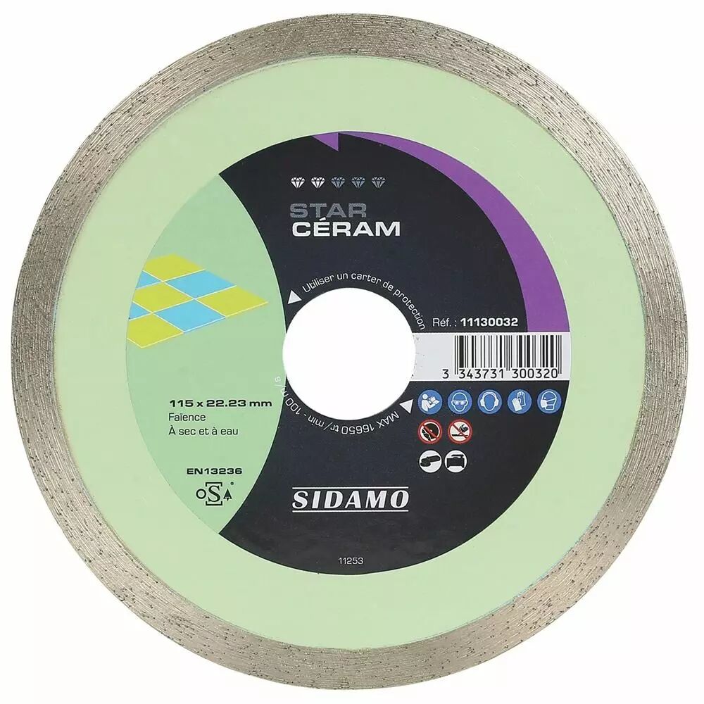 Disque diamant carreleur ultra fin Ø 125 mm